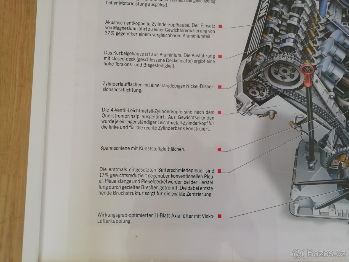 Obraz - plakát BMW E32 V8, M60, 730i, 740i, iL - 4