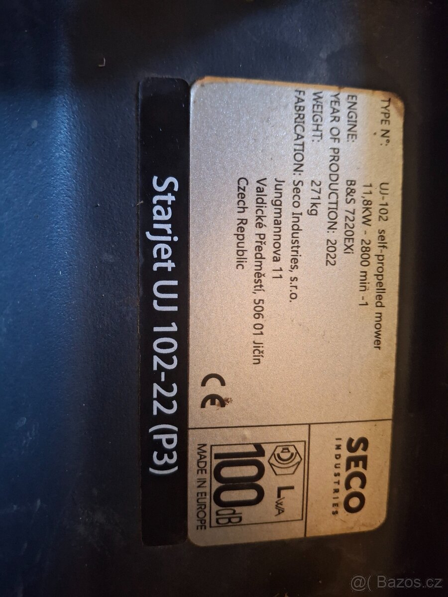 Zahradni traktor, seco starjet p3 - 4