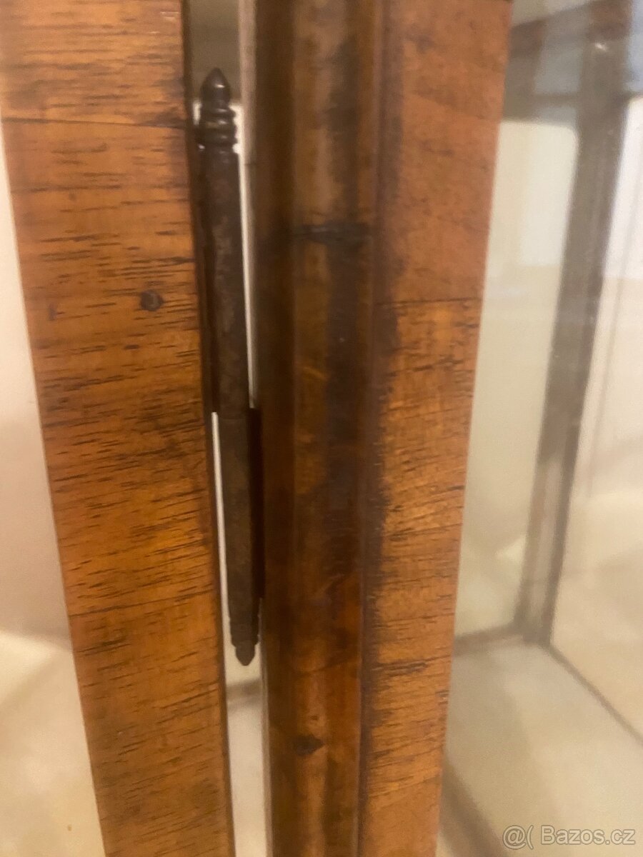 Historická závěsná skříňka Biedermeier - 4