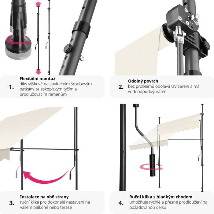 Markýza stahovatelná nová - 4