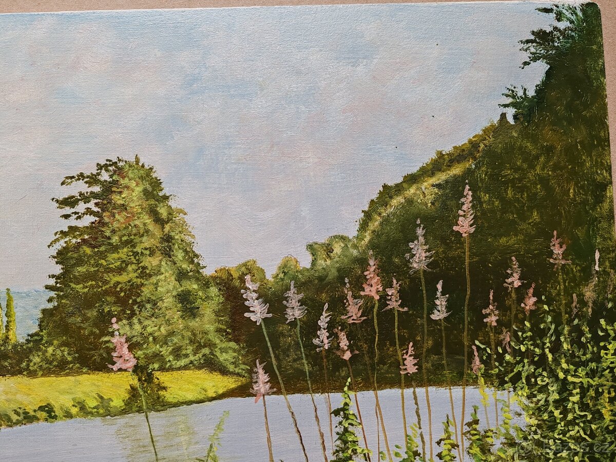 Ručně malovaný obraz bez rámu - 4