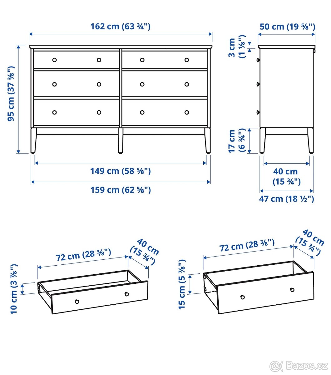 Komoda IKEA IDANÄS - 4