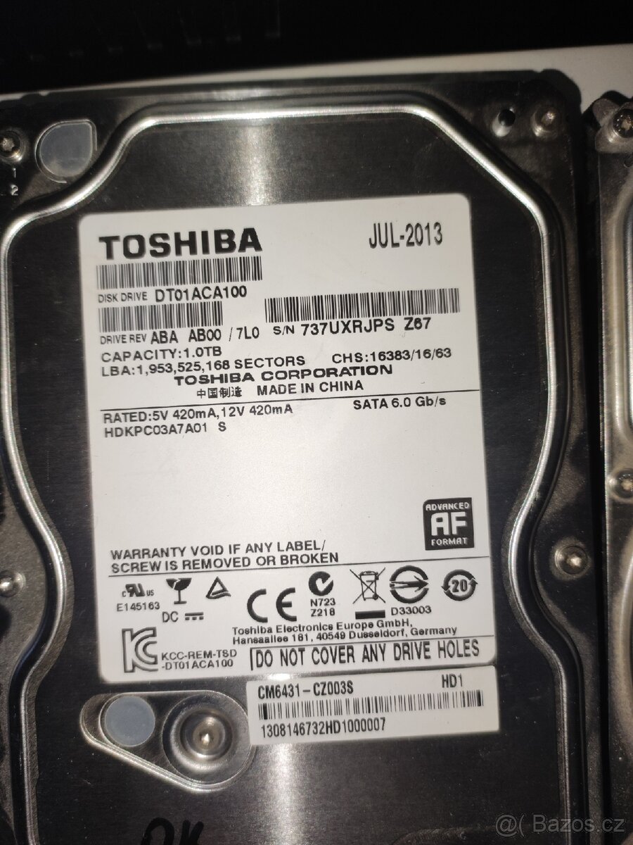 Hdd 3.5" 1tb 500gb 320gb SATA - 4