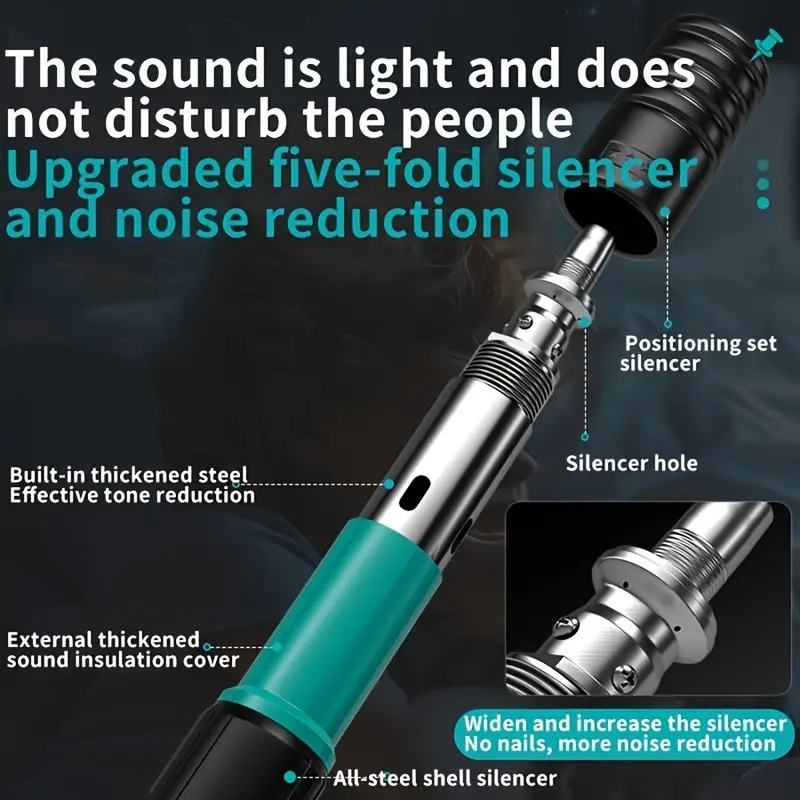 NOVÁ Mini ocelová hřebíkovačka + 50 hrotů - 4