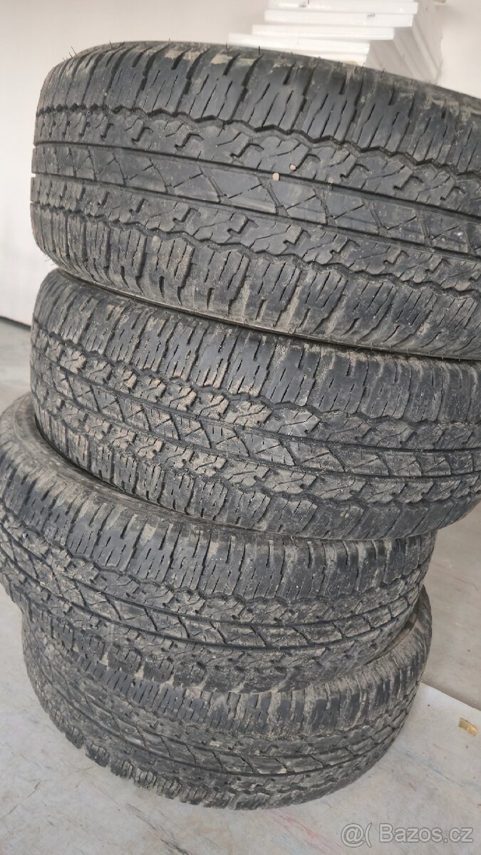4x pneu BRIDGESTONE 265/65 R17 DUELER A/T - 4