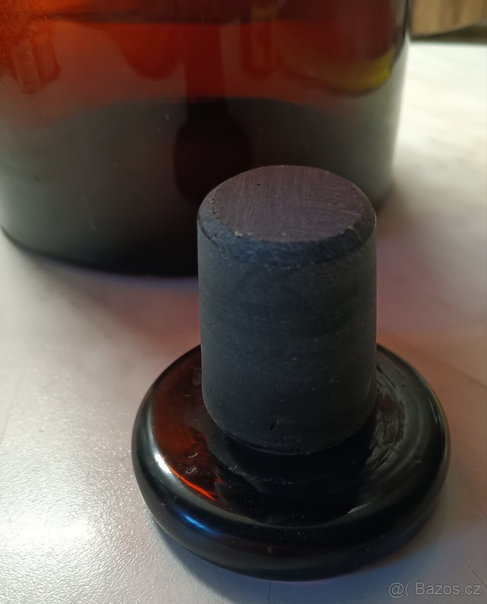 Starožitná lékárnická nádoba v nádherném stavu - 4