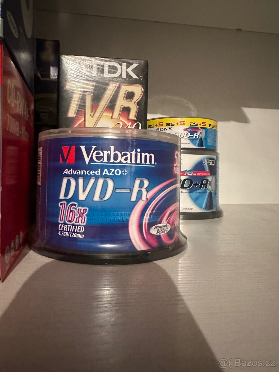 Nové DVD+RW, DVD-R, DVD+R, CD-RW, CD-R - 4