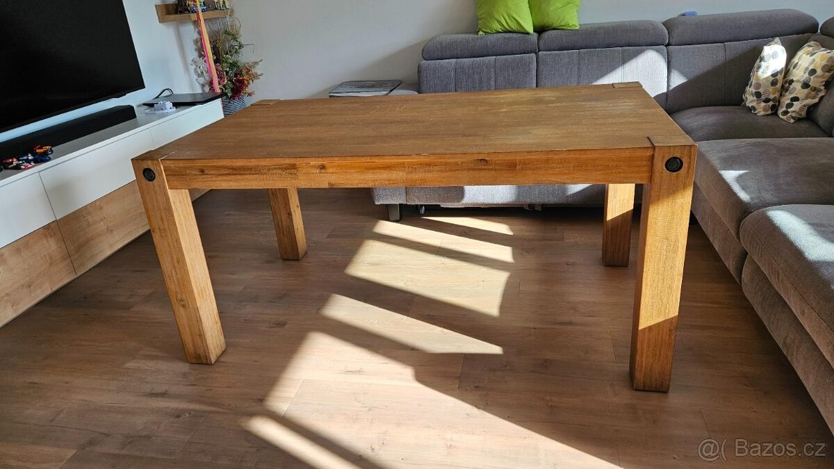 Jídelní stůl masiv 160x80 - 4