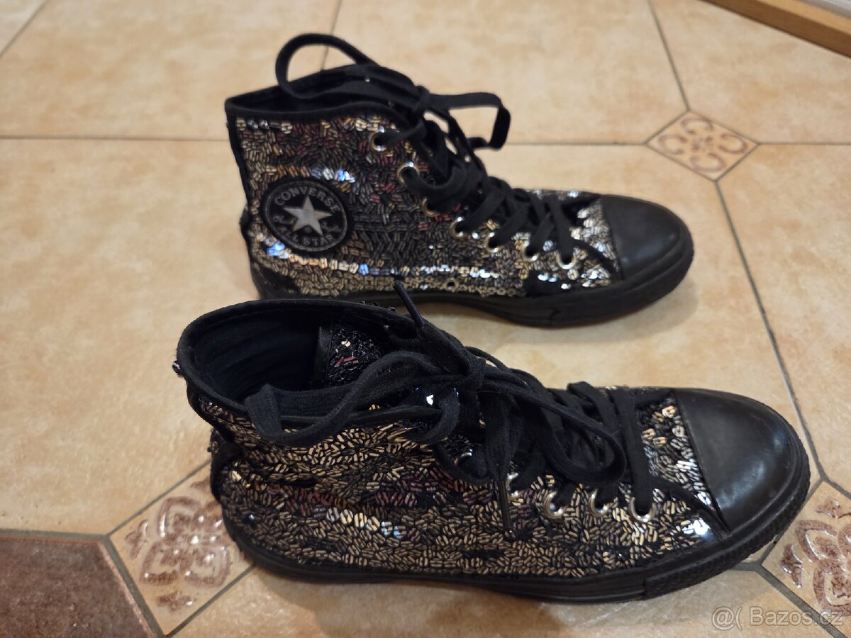 Converse boty flitrované - 4