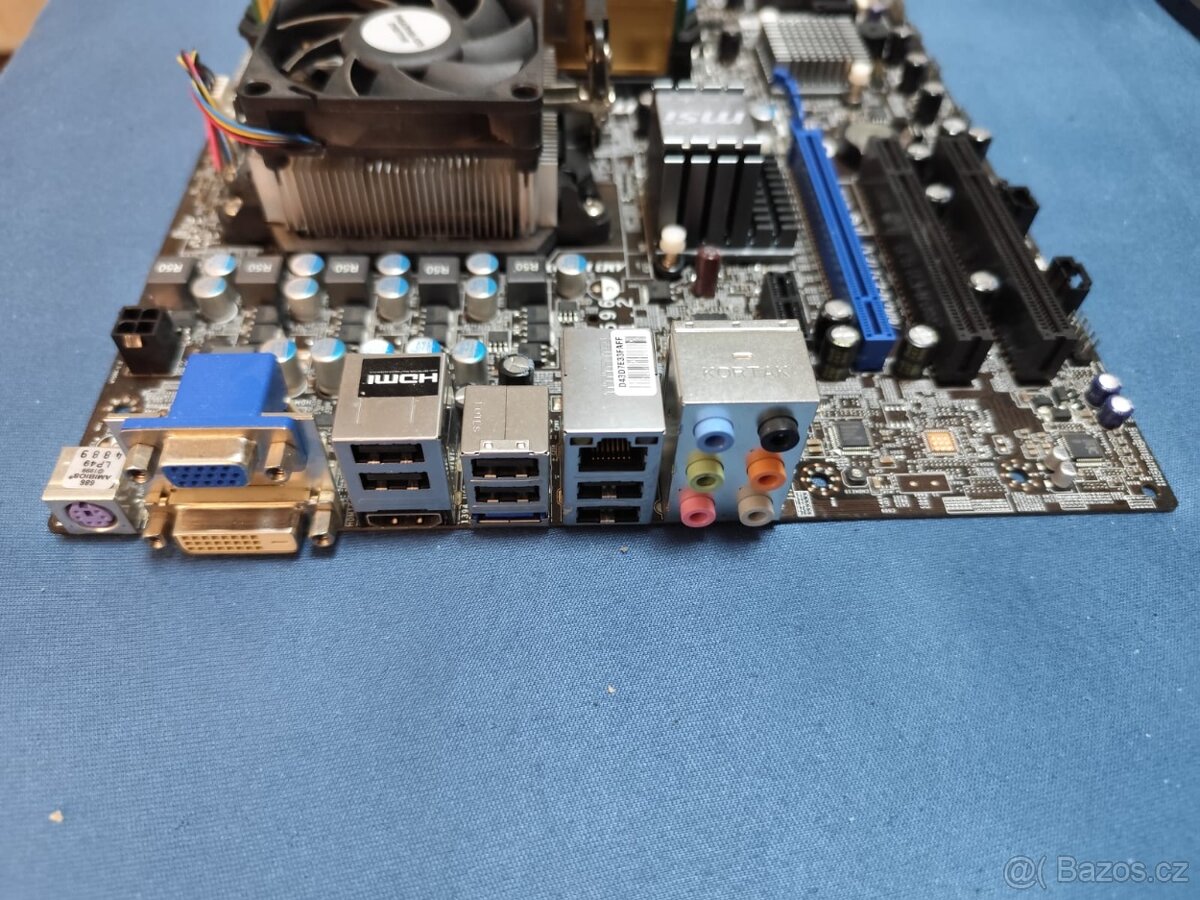 MSI 760GM-E51 (FX)+CPU AMD Athlon II X2-270 3,4GHz - 4