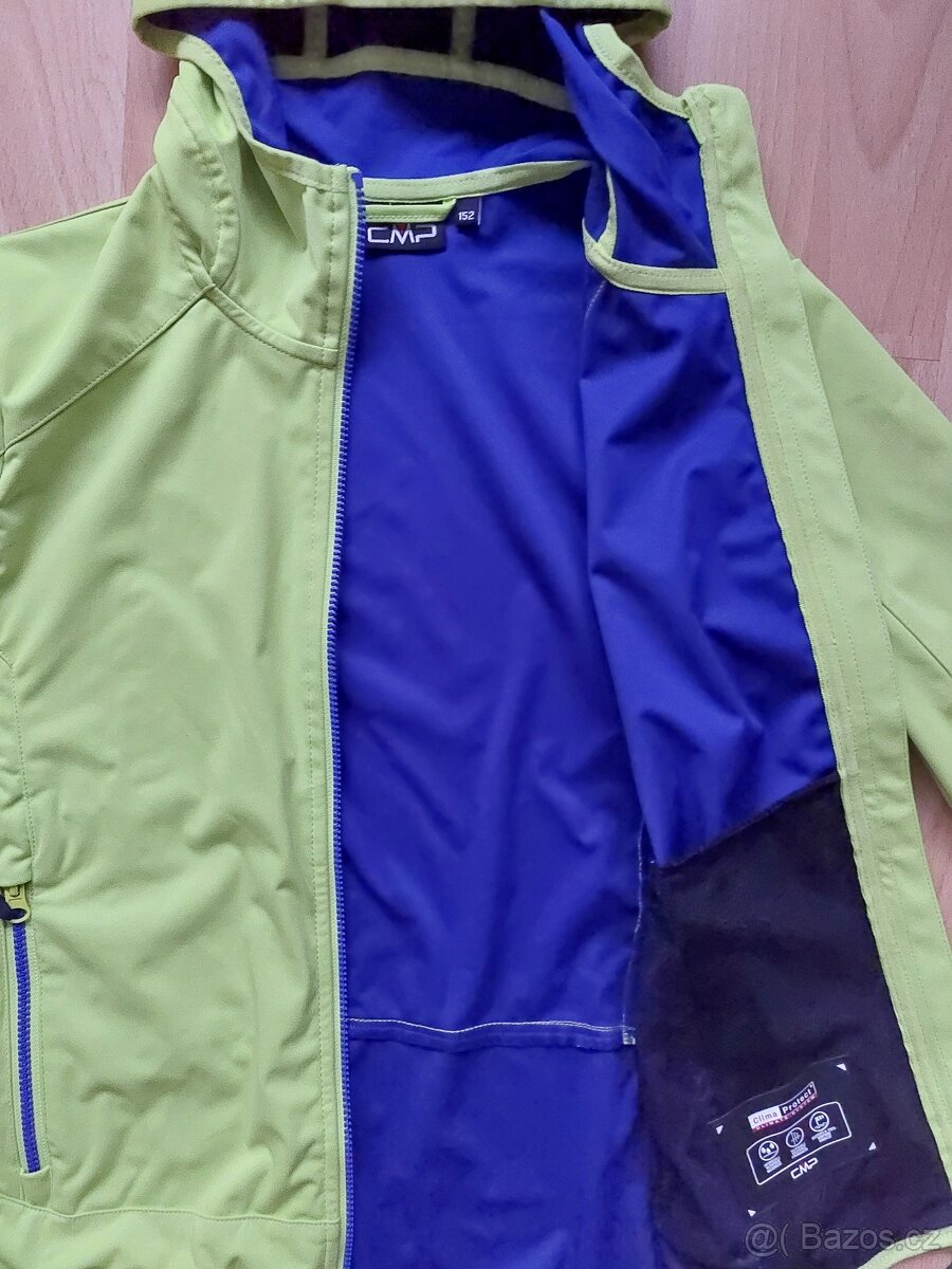 Nová jarní softshellová bunda CMP, 146, zeleno-žlutá - 4