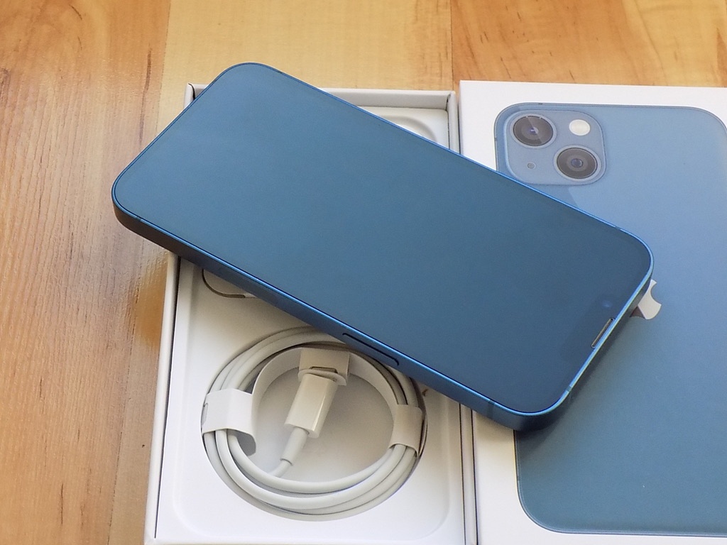  APPLE iPhone 13 128GB Blue - ZÁRUKA - TOP STAV - 4
