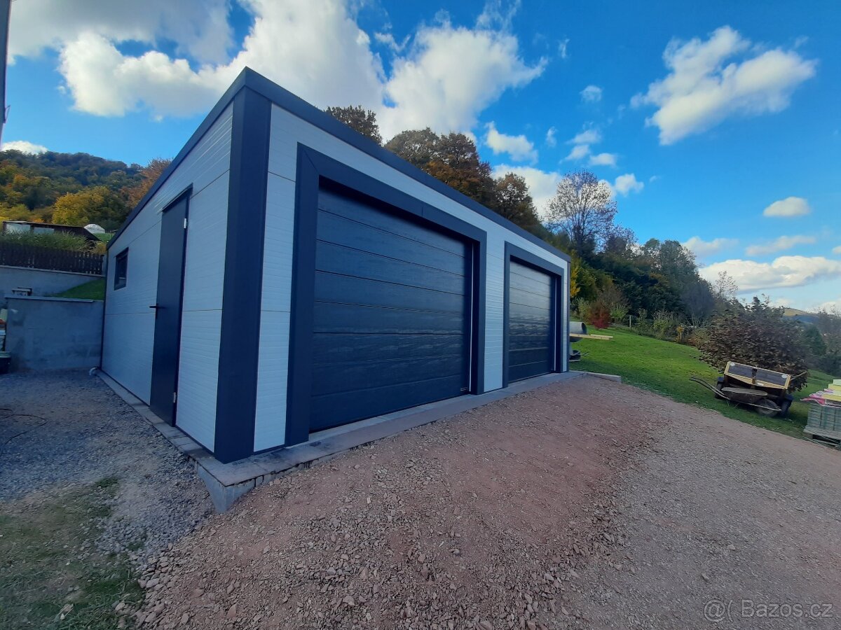 Predám dvoj garáž 6x6m - 4