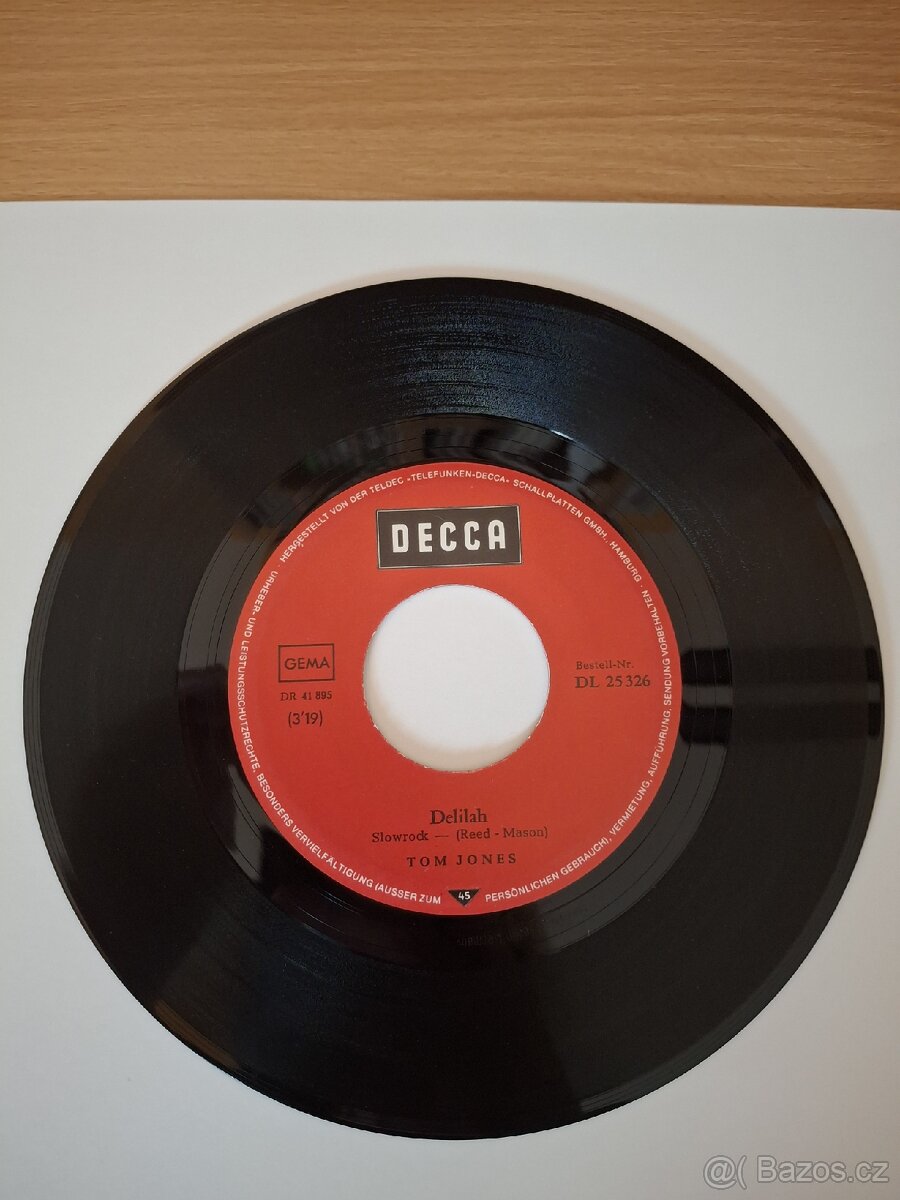 Tom Jones – Delilah (SP 7“) - 4