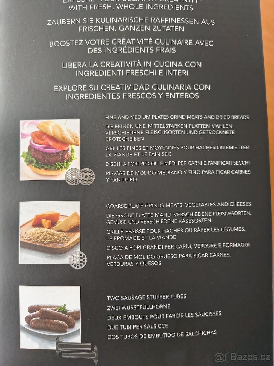 Kovový mlýnek na maso KitchenAid 5KSMMGA - 4