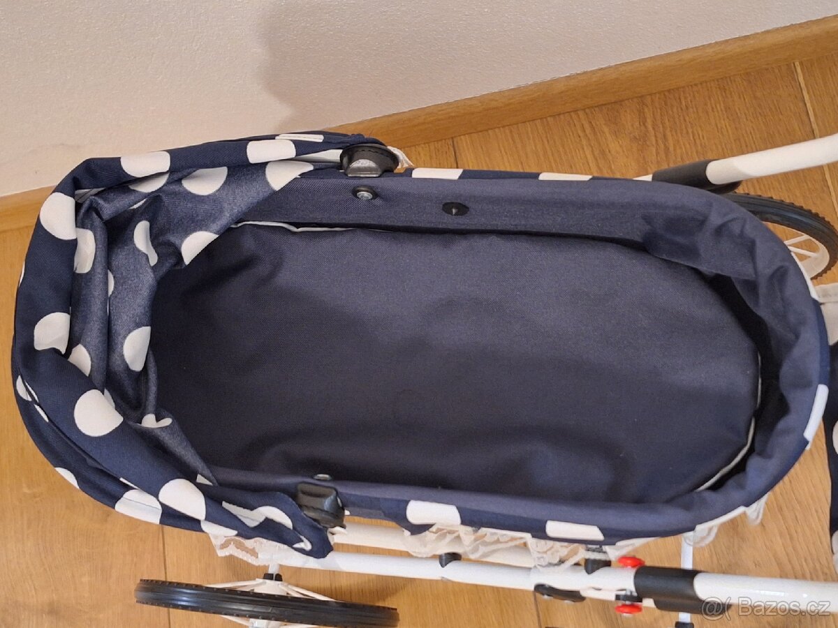 Teddies retro kočárek pro panenky - 4