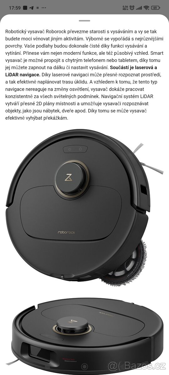 Robotický vysavač Roborock Qrevo 5AE black - 4