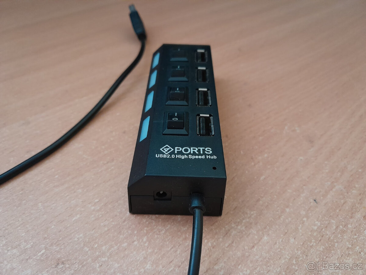 USB HUB NA 4 USB S VYPÍNAČI IHNED K PRODEJI - 4