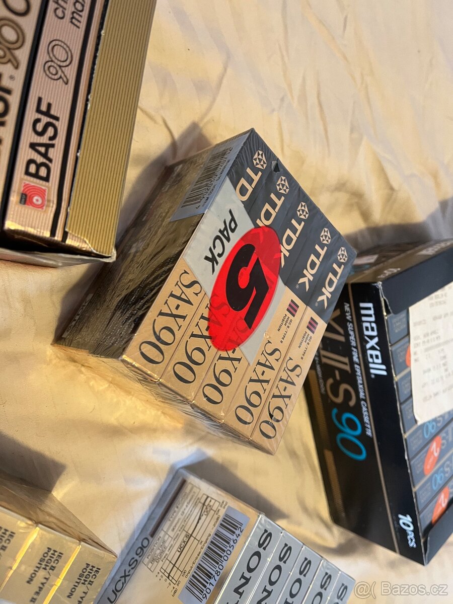Kazety BASF TDK SONY MAXELL NOVÉ - 4