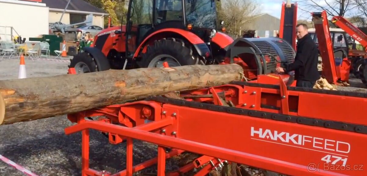 Štípací automat Hakki Pilke 43 podavací stůl Hakki Feed 471 - 4