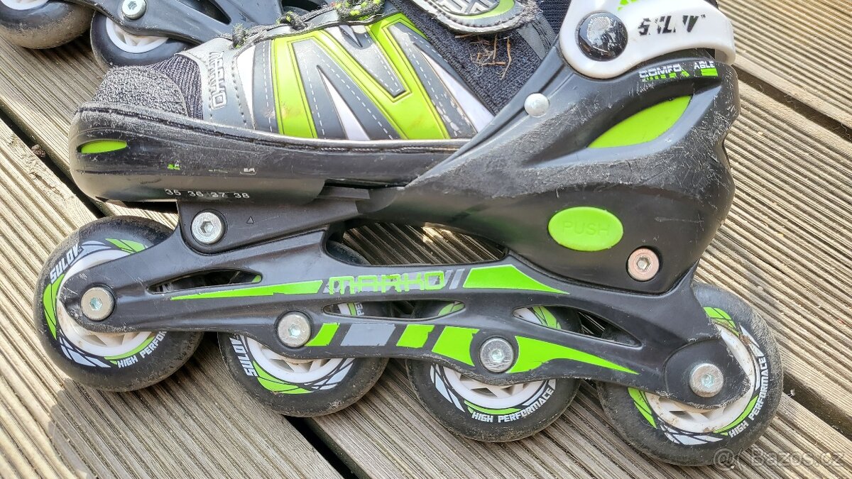 Brusle 2v1, vel. 35-38 - 4