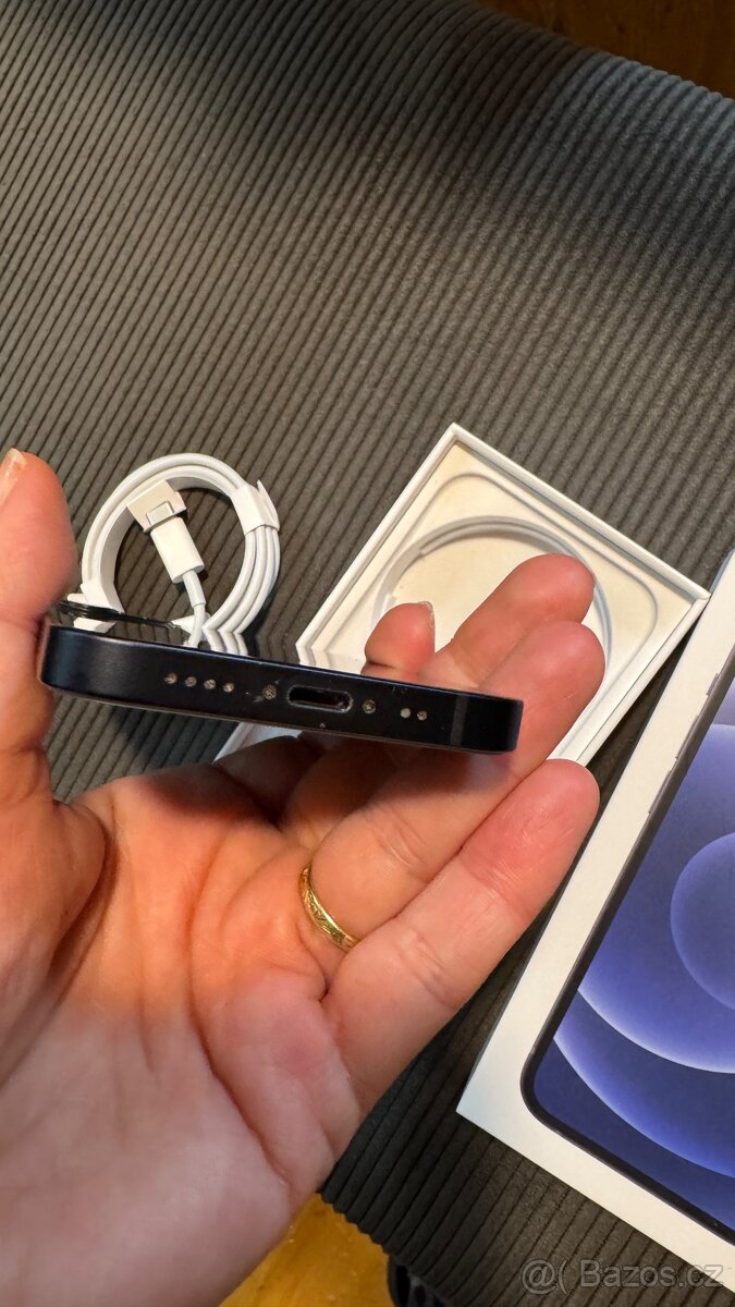 IPhone 12mini 64GB černý, top stav - 4