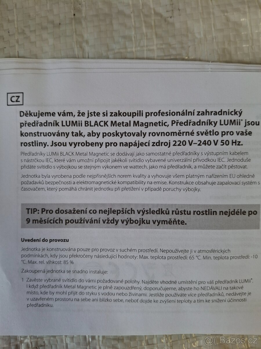 Předřadník LUMii BLACK - 4