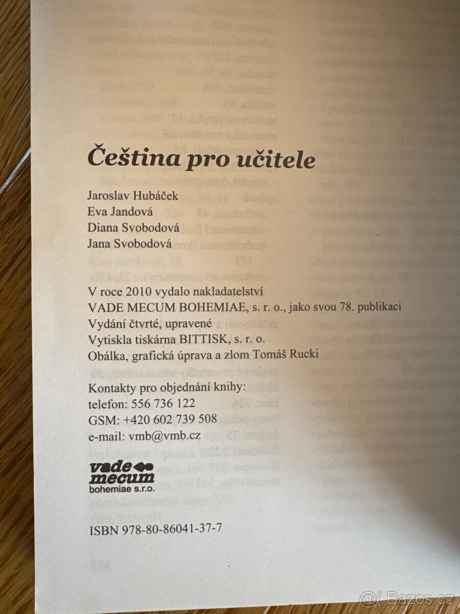 Čeština pro učitele - 4