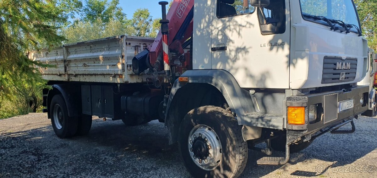 MAN 18.280 3s sklápěč s HR, 4x4 - 4