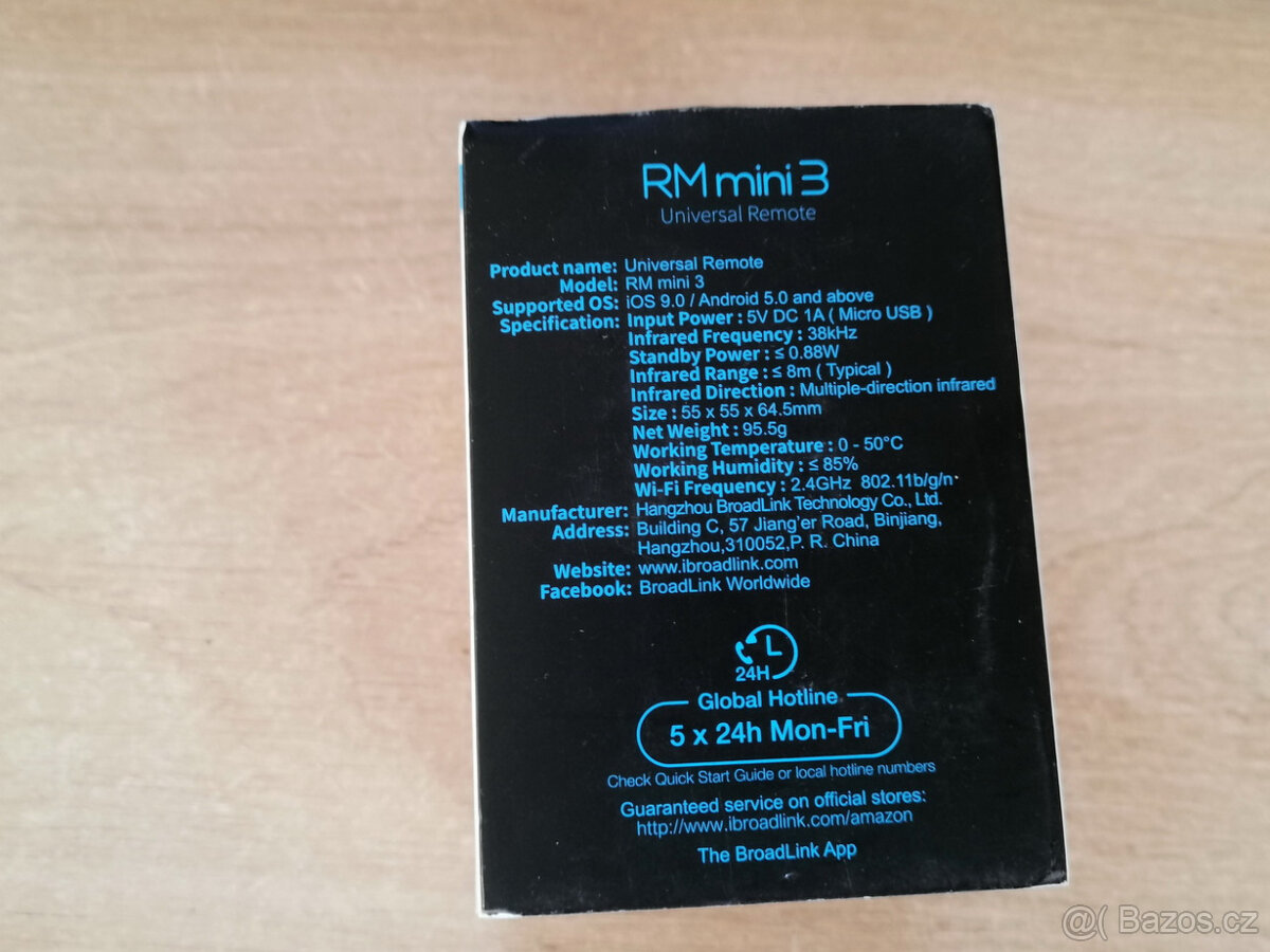 RM Mini 3 dálkové ovládání IR TV přes WiFi apkou v telefonu - 4