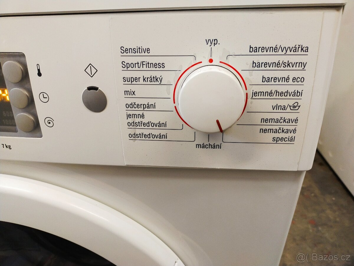 Prodám plně funkční digitální pračku zn. Bosch -7 kg-DOVEZU- - 4