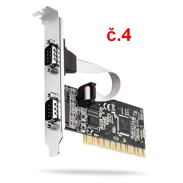 Řadiče serial RS-232/paralelní LPT,/USB/FireWire 1394/WiFi - 4