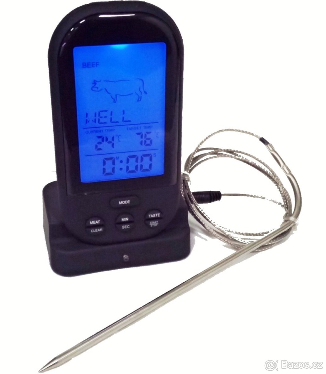 Grilovací teploměr se sondou TENNEKER - 4