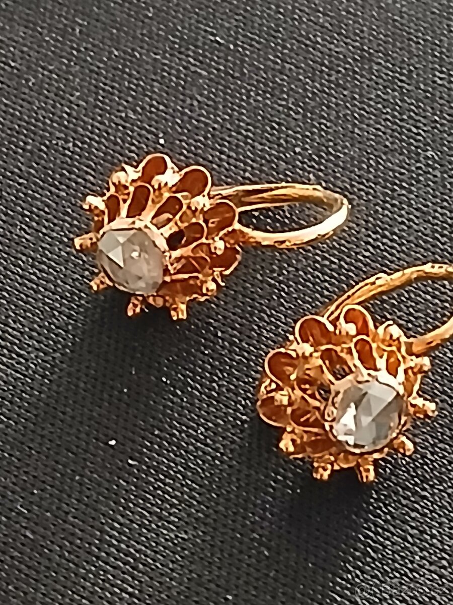 Náušnice zlaté - 4