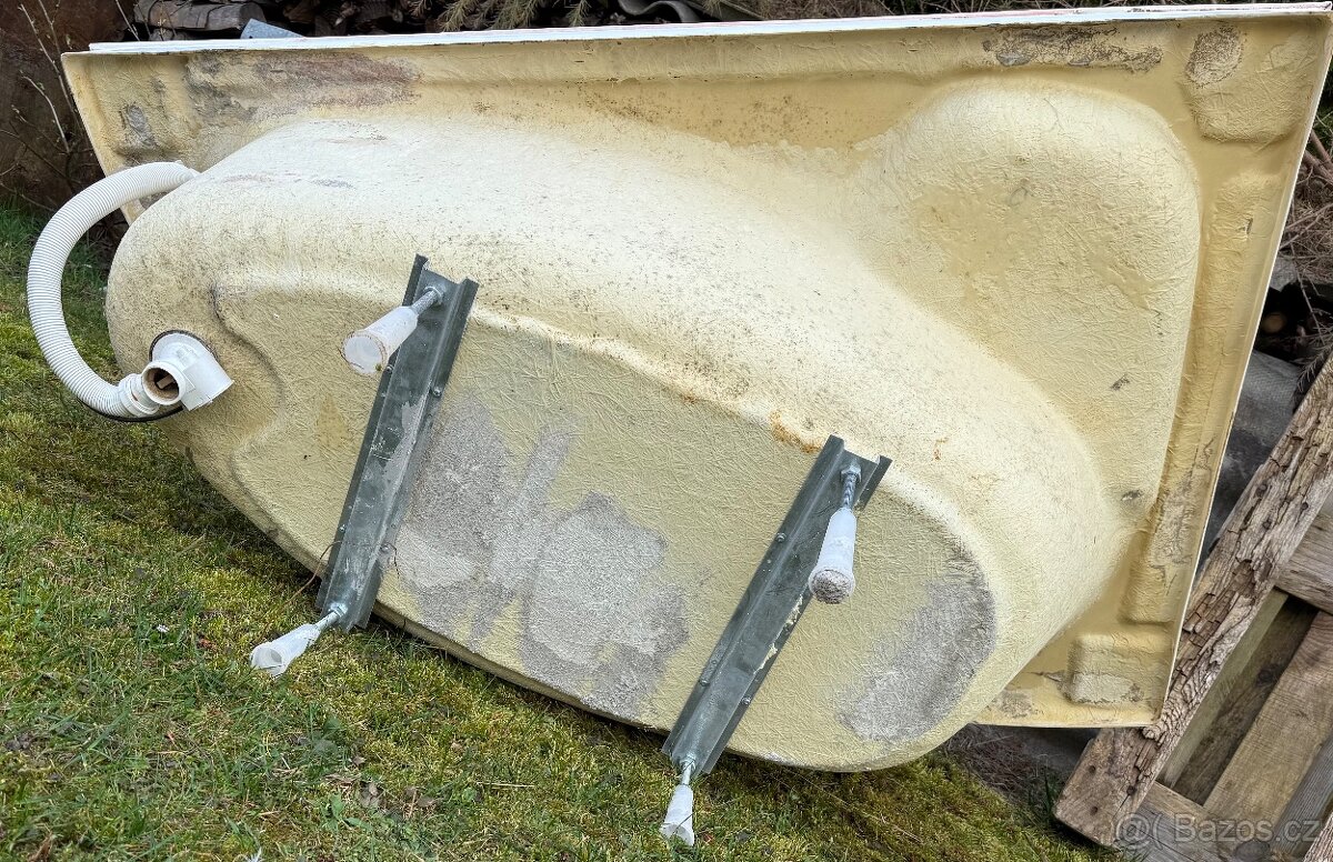 Acrylátová vana 152x95x 63 cm - 4