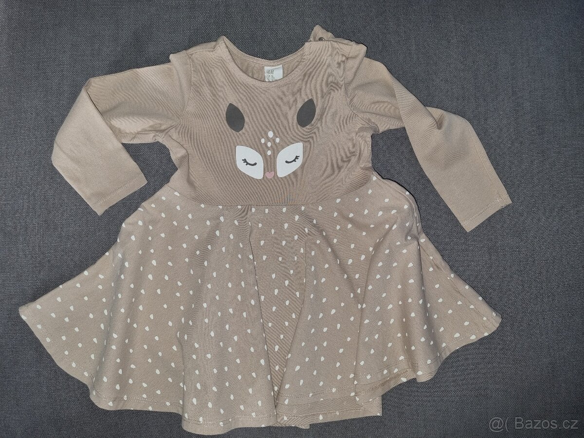 (Vánoční) šaty, HM, vel. 86 - 4