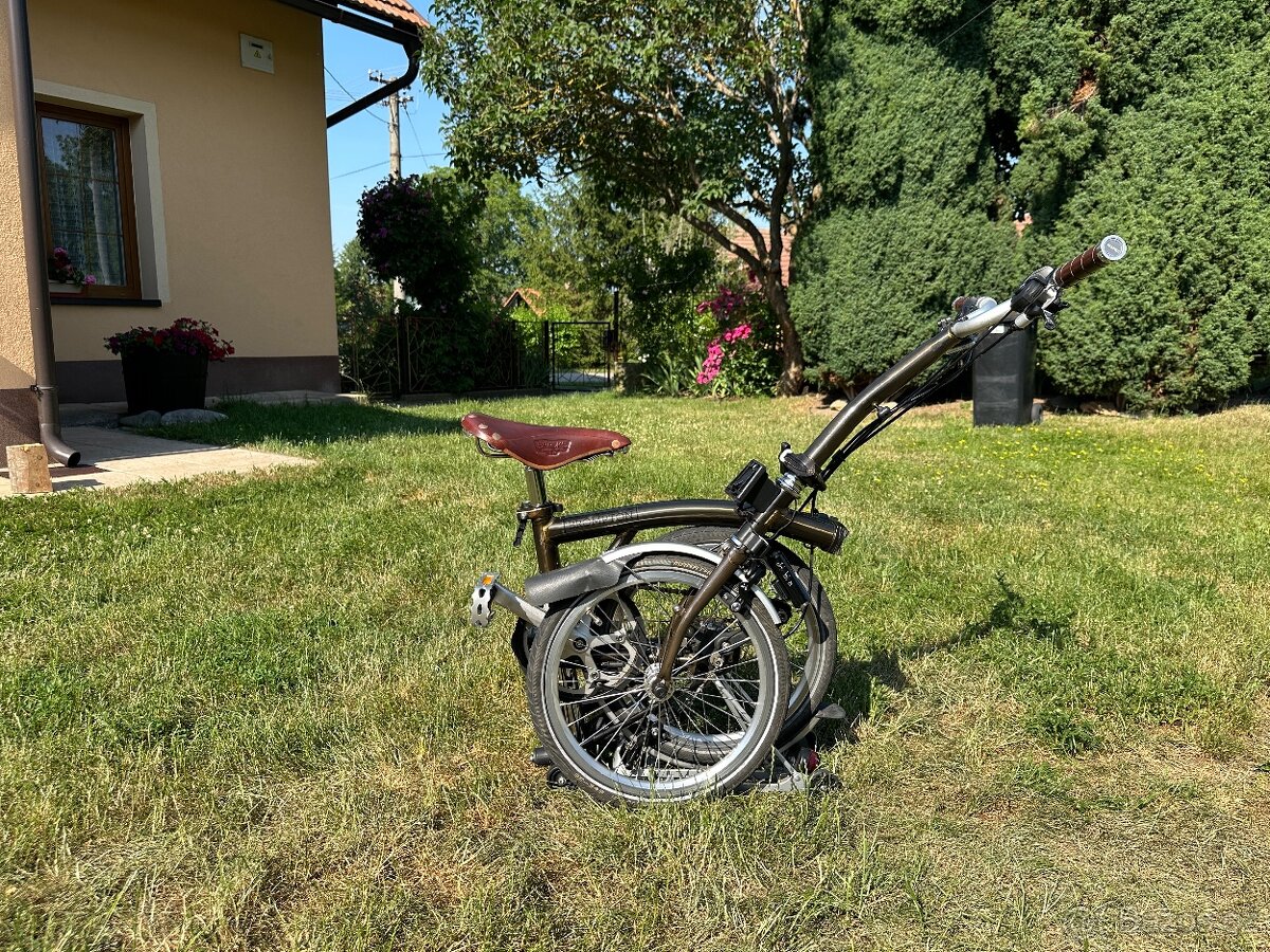 Bromton C-line 6speed + doplňky Brooks - 4