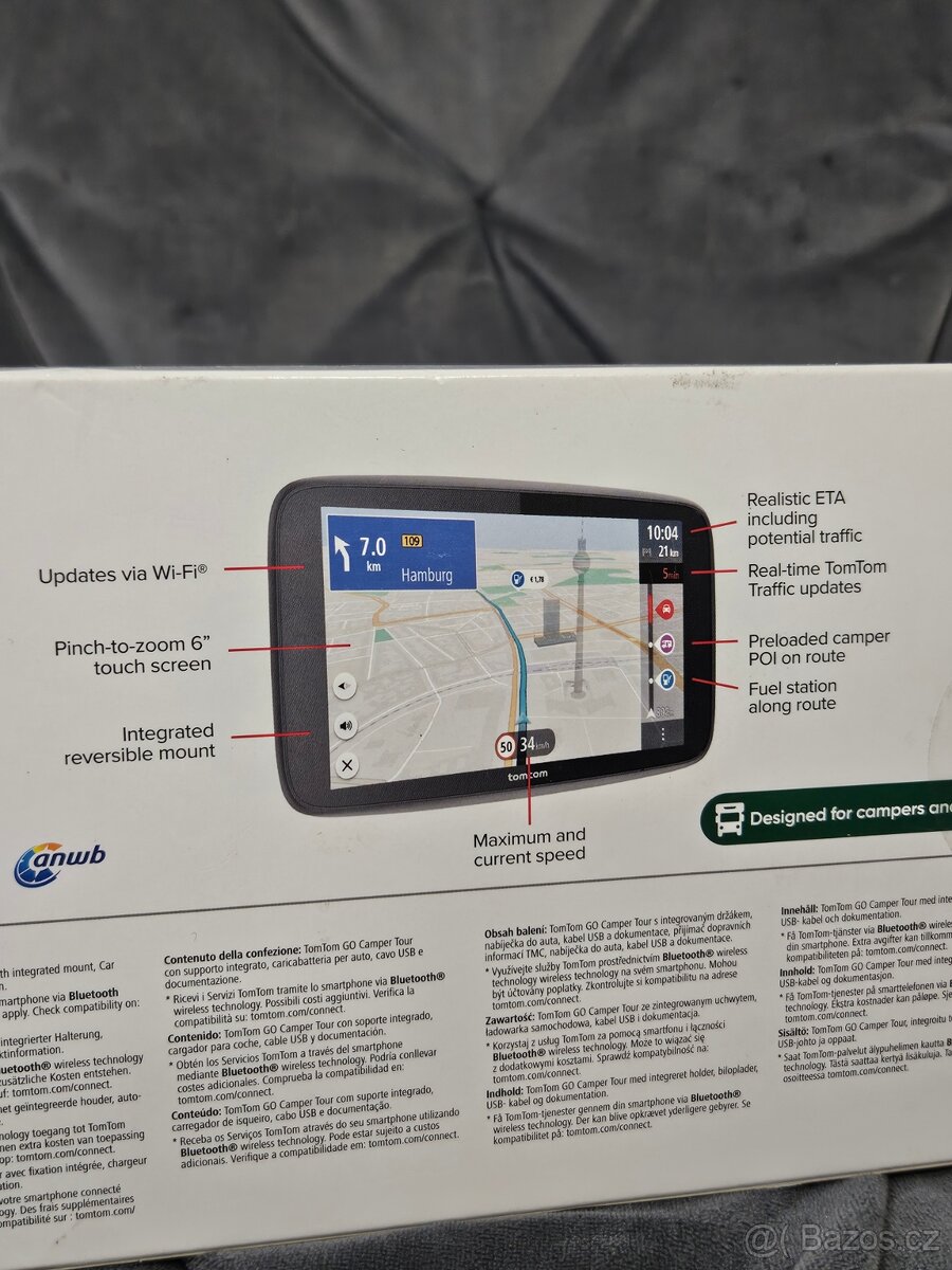 TomTom GO Camper Tour – NOVÁ, rozbalené - 4