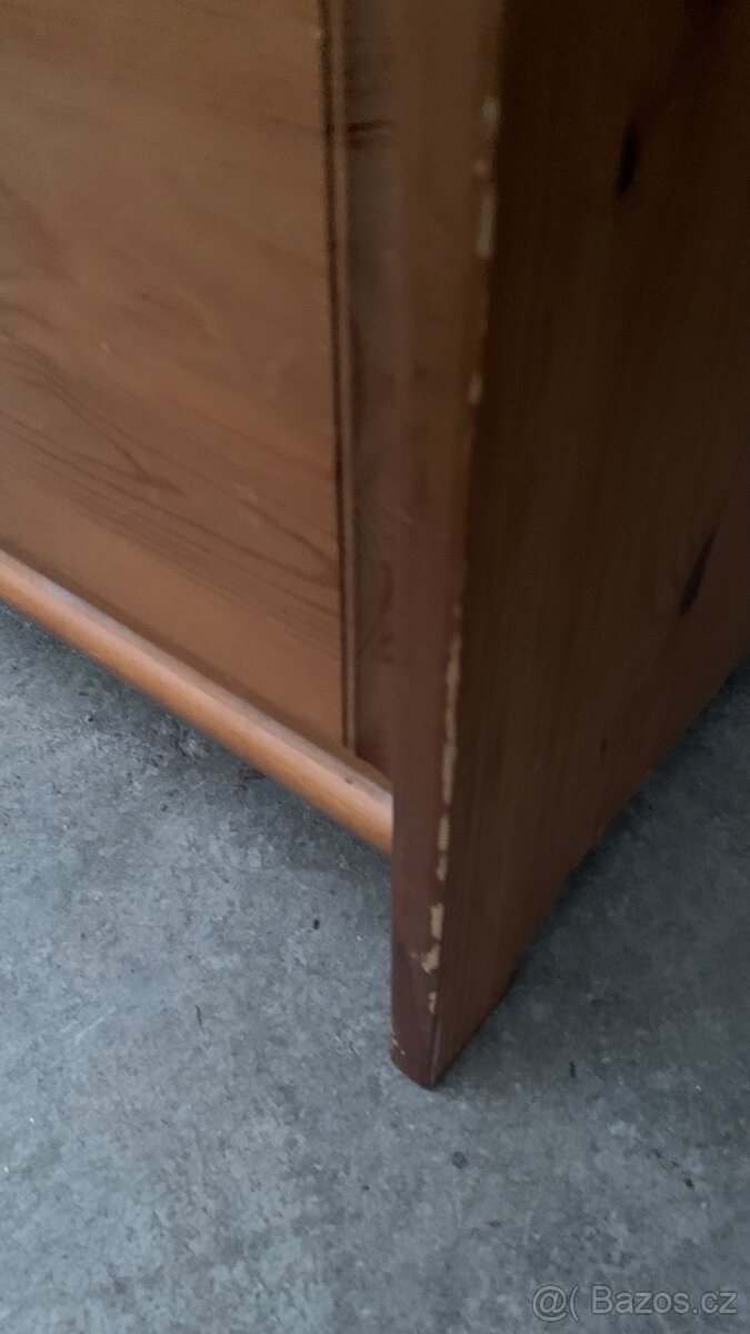 Ikea Leksvik komoda 4š masiv antik hemnes - 4