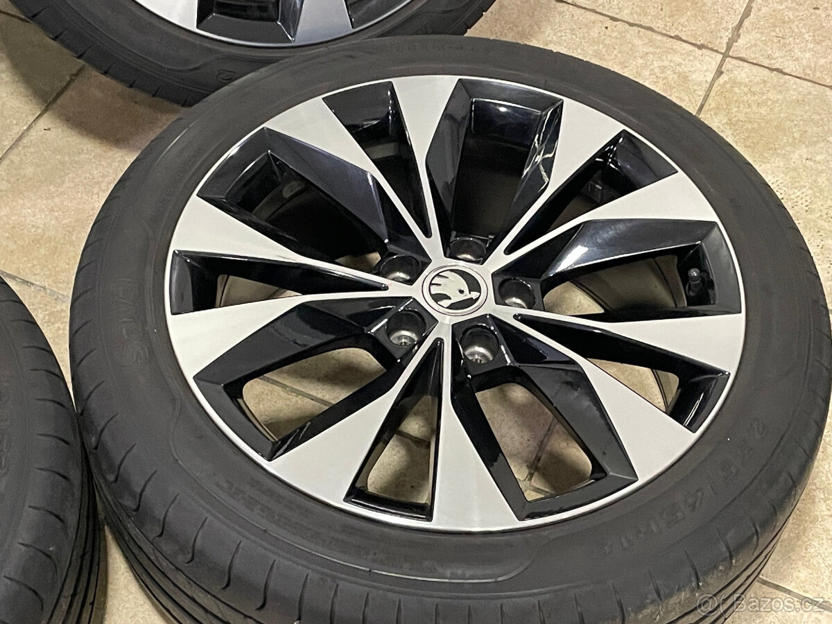 Alu kola 5x112 et44 original Škoda Superb III 235/45 R18 - 4