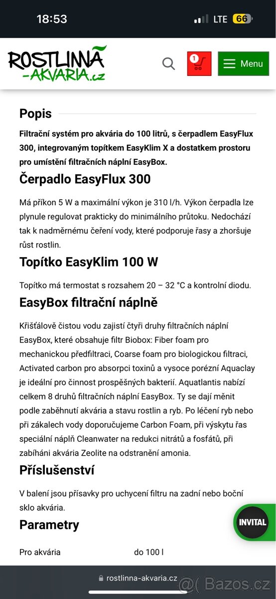 Filtr do akvária biobox 1 - 4