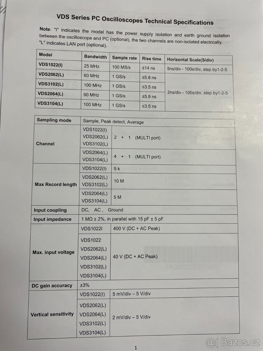 OWON VDS 3104 PC osciloskop - 4