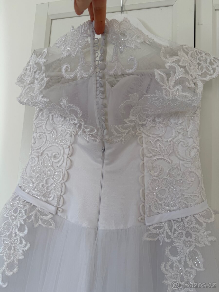 Svatební šaty nové S/M - 4