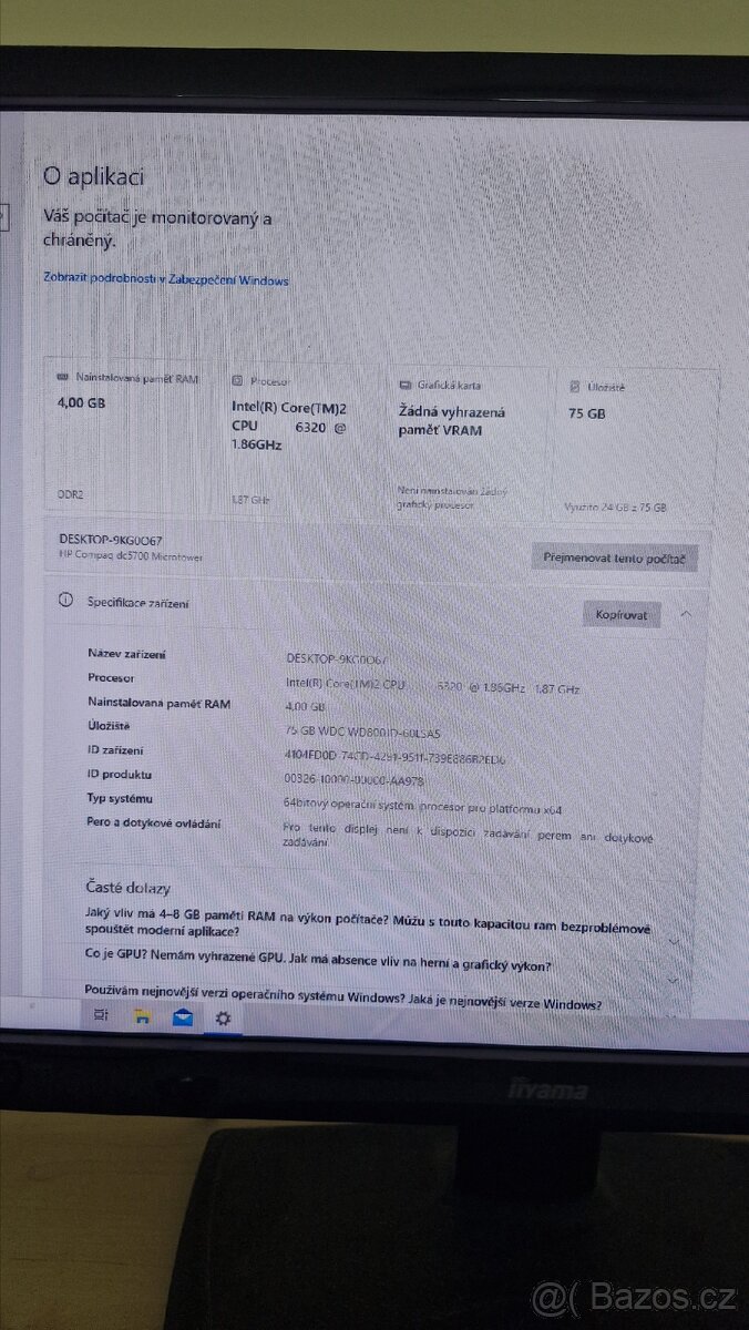 💻 HP Compaq dc5700 Microtower – funkční kancelářský PC - 4