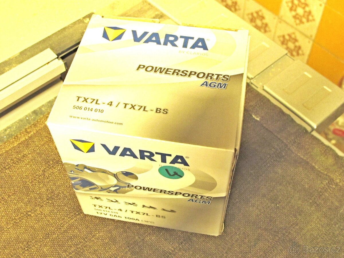 Prodám moto baterii VARTA TX7L - BS - 4