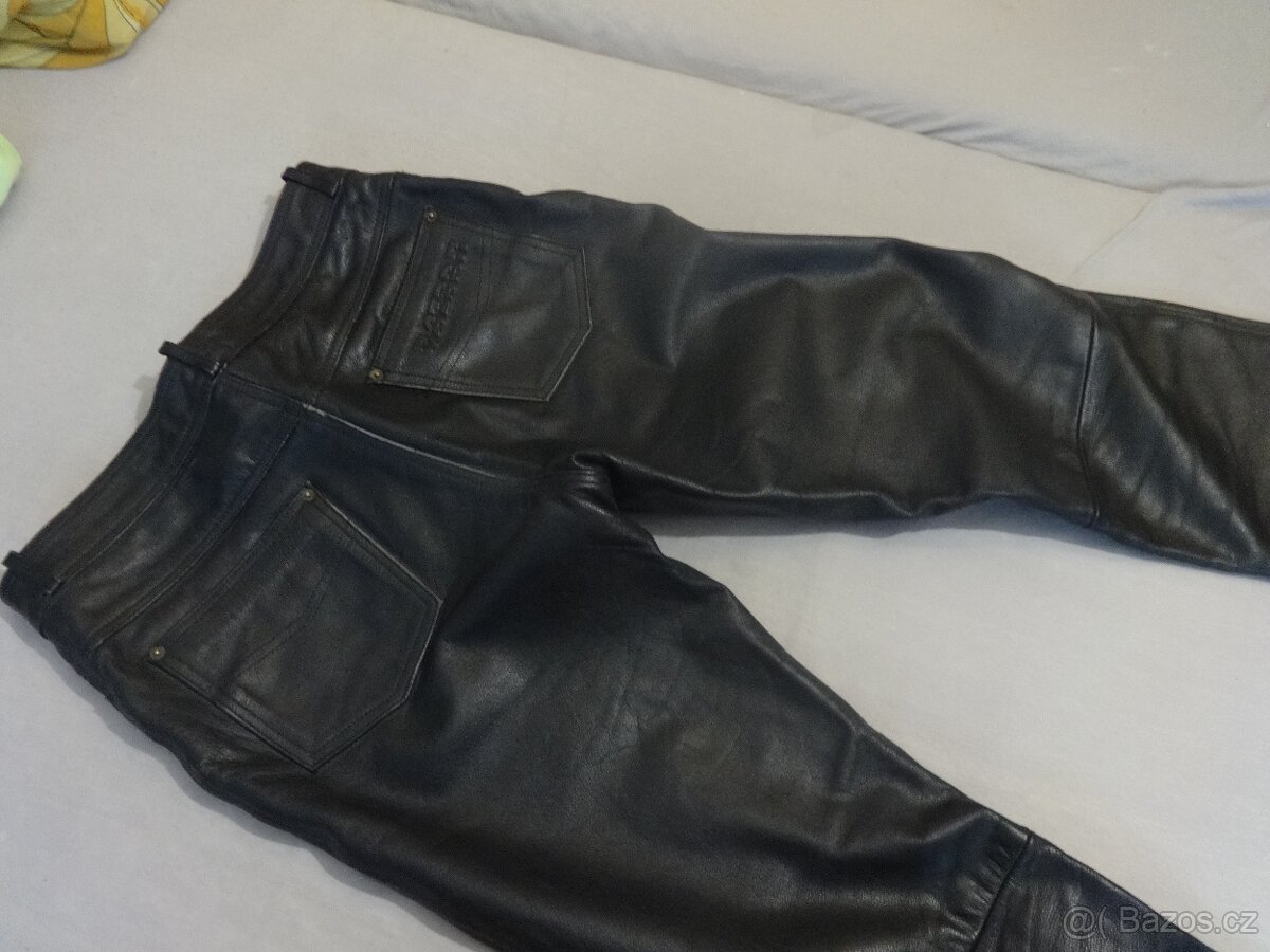 kožené kalhoty NAZRAN - 4