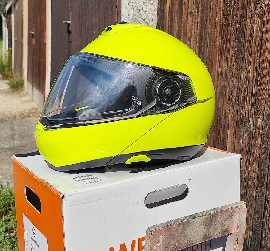 schuberth C4 Pro yellow fluo vel.XXL 62-63 intercom SC1 - 4