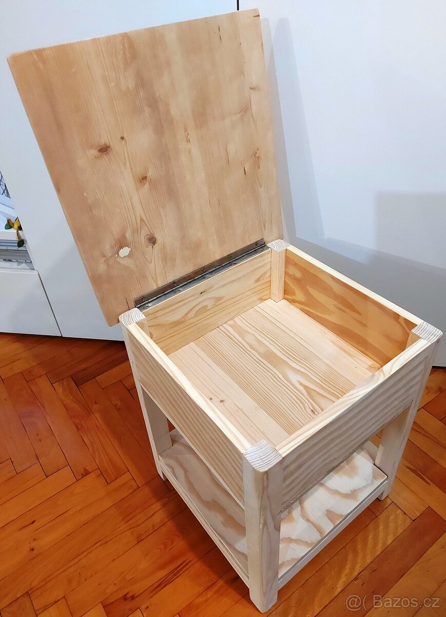 Stolička s úložným prostorem.. - 4