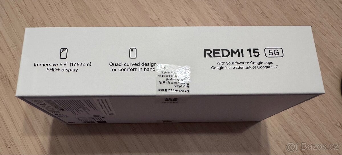 Xiaomi redmi 15 5G 4gb/128 gb - nový, nevybalený se zárukou - 4