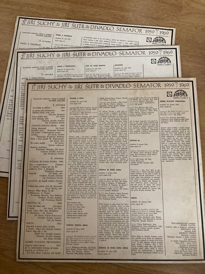 Divadlo Semafor - Suchý Šlitr 3 LP - 4